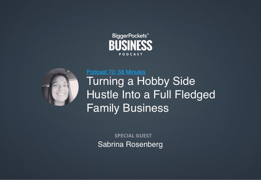 Turning a Hobby Side Hustle Into a Full Fledged Family Business