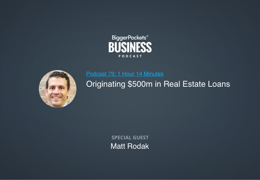 Originating $500m in Real Estate Loans