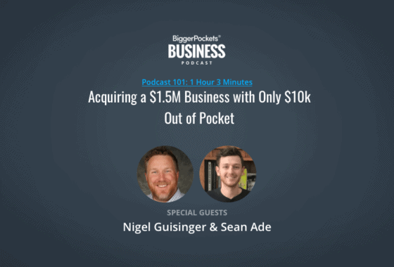 Acquiring a $1.5M Business with Only $10k Out of Pocket